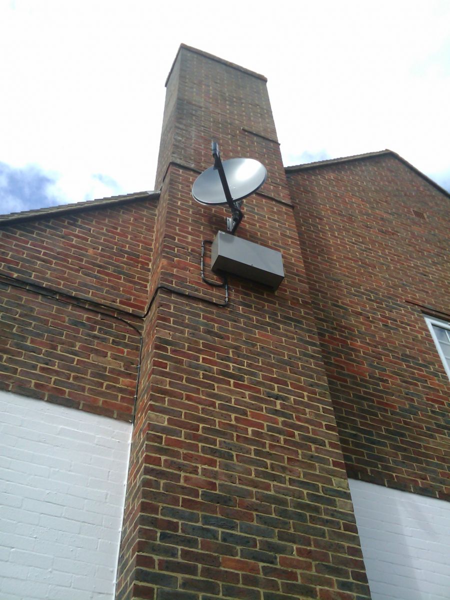 Small communal TV satellite system, Doddington Aerials & Satellites Sussex